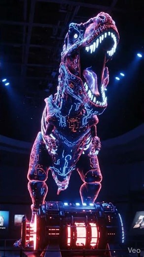 T-Rex Hologram Attack | טירנוזאור הולוגרמה ענק 🦖