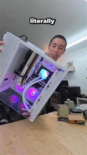 turning on a PC by FLIPPING IT