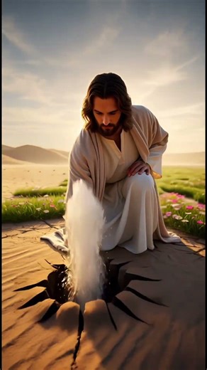 When Jesus Walks Through the Desert. Life Begins Again This Is A Powerful Message of Hope
