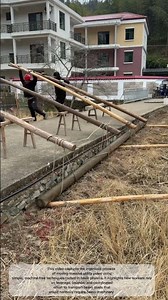 Ancient Physics in Action: Moving Massive Utility Poles Without Machines!