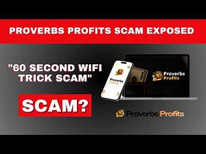 Proverbs Profits Review – 60 Second WiFi Trick SCAM Exposed