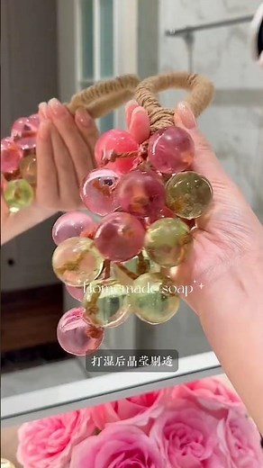 🍇🫧 DIY a String of Grapes Soap 🍒🍓 | Satisfying Fruit Soap Making ASMR 🛁✨