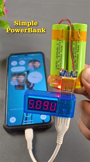 How to Make Simple Power Bank #shorts #trending #powerbank