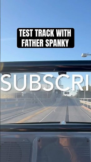 Test Track Walt Disney World Epcot with Father Spanky