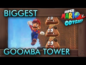 Making the Biggest Goomba Tower in Super Mario Odyssey