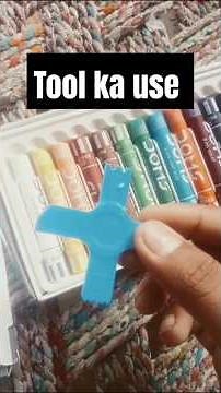 Oil pastels colour ke tool ka use #shorts #viral #trending #colors