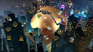 chatbot artificial intelligence. textual model of communication. writing texts, scripts, applications, programming languages. State-of-the-art technology. High quality 4k footage