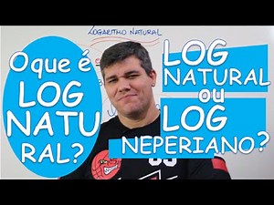 LOGARITHM : NATURAL LOGARITHM (NEPERIAN)