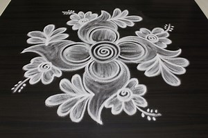 43K views · 671 reactions | easy Freehand rangoli & kolam designs - Muggulu without dots #rangoli #kolam #muggulu #design #art #artist #artwork #rangolidesigns #simplerangoli #freehandrangoli #sankranthimuggulu #pongalkolam #reels | Easy rangoli designs | Facebook