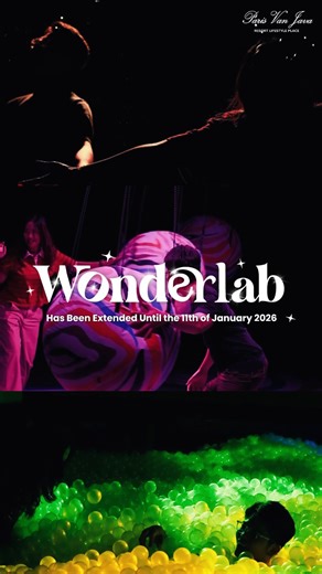Wonderlab has been extended until 11 January 2026! Plan your visit and enjoy the immersive multisensory experience of lights and sounds ✨. We’ll see you at Wonderlab. #pvjlifestyle #pvjofficial #pvjbandung #parisvanjava️ #wonderlabpvj | Paris Van Java (PVJ)