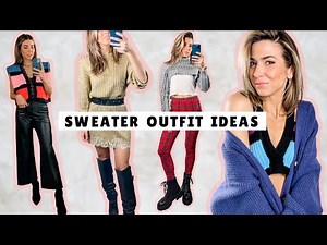 SWEATER Outfit Ideas || Cozy & Sexy Styling! DIY with Orly Shani