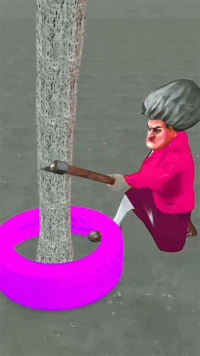 Miss T trolls Nick Climb Tree #scaryteacher #cartoon #viral #10milion #10milion #10milion #10milion