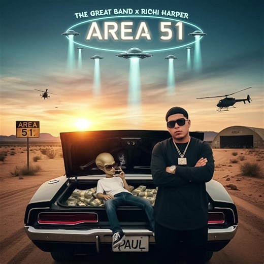 AREA 51 👽 Paul steckt im Loch… und wackelt im Beat! Manche fliegen nach Area 51 – wir drehen dort Musikvideos. #area51 #alien #deutschrap #germany #fyp