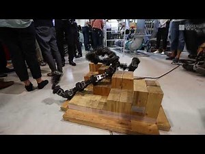 災害現場や工場配管の点検などで活躍 ヘビ型ロボット開発