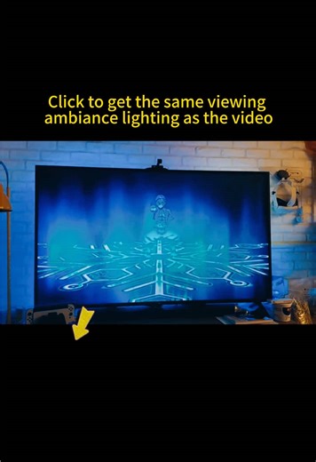 RGB IC TV synchronized light strip adds a unique atmosphere to your living room! It can also be used with your computer to enhance your gaming experience! #smarttv #smarthome #movienight #ambientlight #rgblight