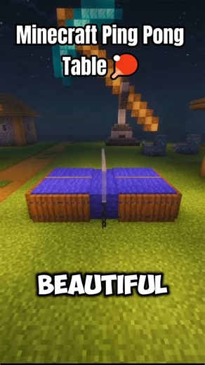 Minecraft Ping Pong Table🏓 #minecraft #minecraftshorts #usa