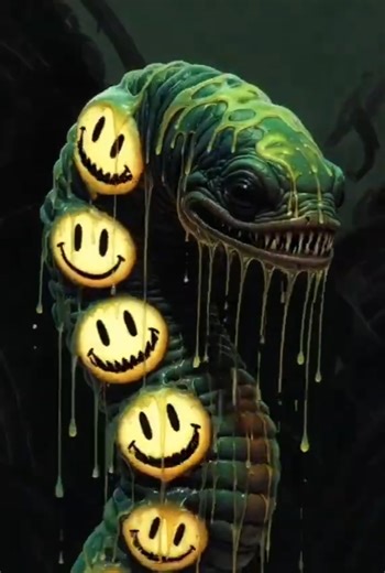 Neon Acid Balloon-Worm Gone Wild 😱💥 Mutating Faces, Exploding Segments & Toxic Slime Horror