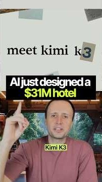 Kimi K3 engineered a 31 million dollar hotel