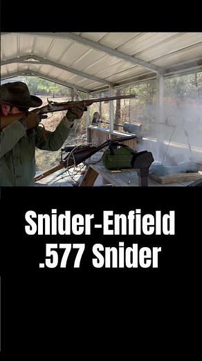💥 Boom!💥 Antique Snider-Enfield Carbine 🇬🇧 in .577 Cal Black Powder Cartridge at the Range