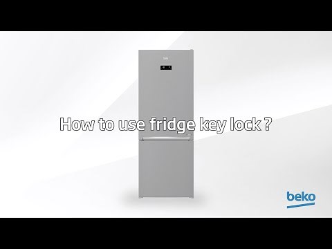 How to use fridge key lock? | by Beko