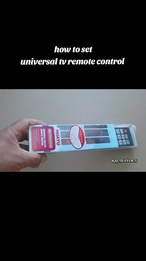 how to set HUAYU universal TV remote control