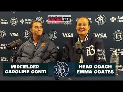 Bay FC's Emma Coates & Caroline Conti Postgame - |Bay FC vs Ottawa Rapid FC| 4.17.26