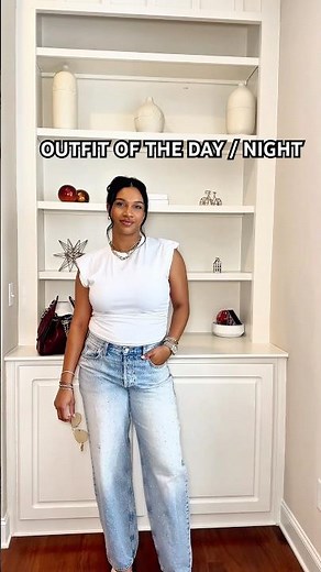 Rhinestone Jeans Outfit Idea | Going Out Outfit | Spring Outfit Ideas #denim #springoutfit #ootd