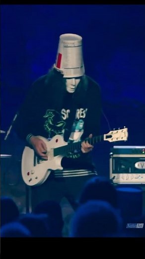 Buckethead's STAGE GLIDING 😳#guitar #music #buckethead #shorts #unmasked #gunsnroses #slick #smooth