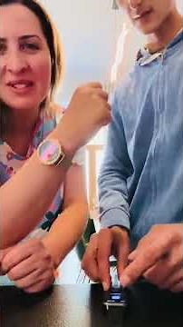 Ceas Smartwatch Dama, Curea Metalica și Silicon Sunshine Gold