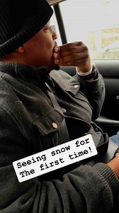 While covering the inauguration, my photographer Anthony saw snow for the first time ever at 36. Cool moment. | Matt Austin