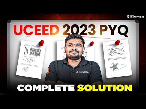 UCEED 2023 PYQ Solved 💡 Full Paper Solution | Real Exam-Level Solution for UCEED 2026 Exam