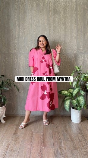 MIDI DRESS HAUL FROM MYNTRA
