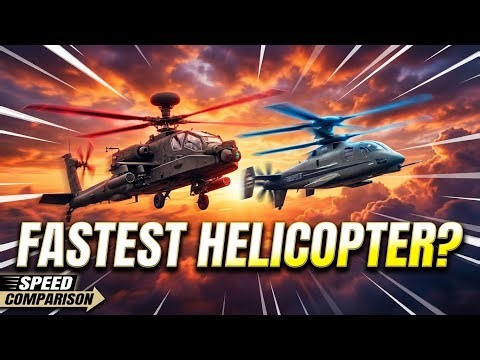 The Fastest Helicopters in the World 🚁 Speed Comparison