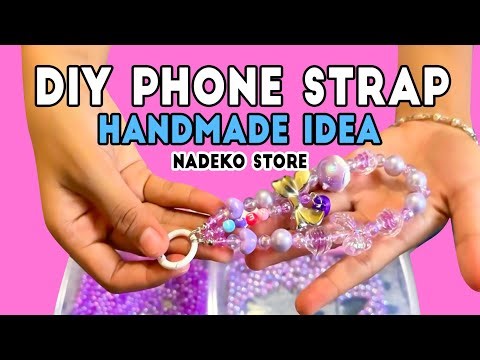 DIY Beaded Phone Strap | Cute Handmade Small Business Idea