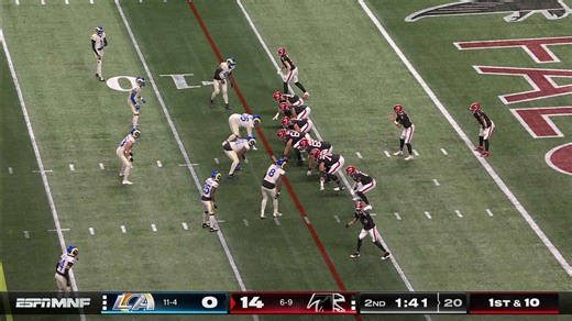 Can't-miss play: 93-yard TD! Bijan Robinson breaks away to extend Falcons' lead to 20-0 vs. Rams