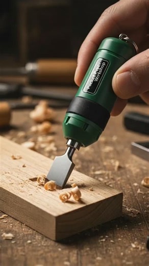 Pocket Power Workshop on Instagram: "Mini Electric Chisel Carving Tool ⚡ Tiny But Powerful Wood Cutting! #miniaturetools #powertools #woodworking #minitools #diytools satisfyingvideo toolsoftiktok toolvideos engineering oddlysatisfying woodcarving tinytools makers workshop handmade mechanical toolreview viralvideo reelsviral shorts"