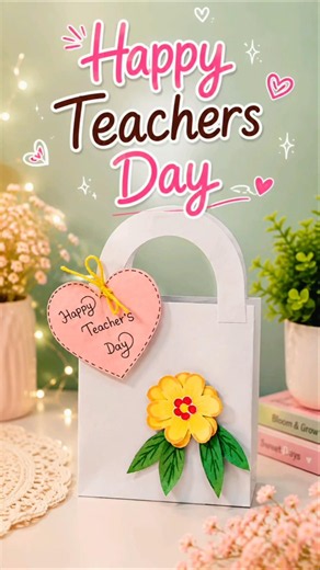 DIY Chocolate Gift Box for Teacher's Day 🎁l Easy Handmade Gift #diy #teachersday #shortsfeed #art
