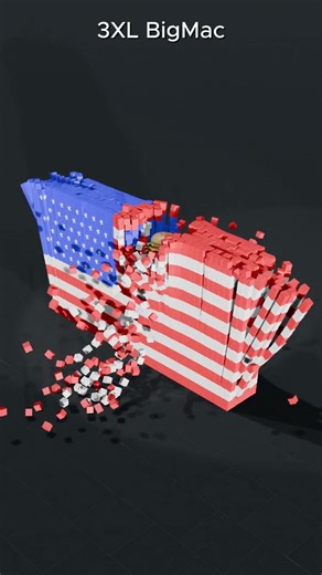 16,000 Cubes - Satisfying Physics Simulation