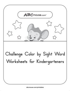 Color-by-Sight-Word Activity for Kindergarten | ABCmouse