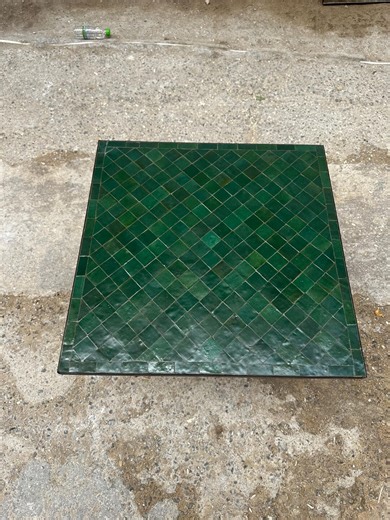 Luxury Moroccan Blue Mosaic Table Rectangular Zellige Tile Coffee Table Handmade Ceramic Patio Table Outdoor Indoor Decor - Etsy