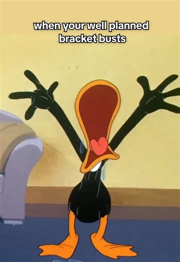 maybe next year. or the next. or the next. #MarchMadness #daffyduck #fyp