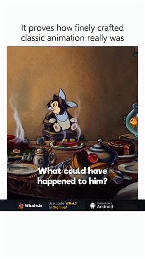 VibeReels on Instagram: "🎬 Interesting Fact: Pinocchio (1940) — In this specific movie sequence, the realism of the water effects in Cleo’s fishbowl was considered a revolutionary achievement in animation history. At 00:10, when Cleo is shown underwater, the animators used a complex technique of “double exposure” and multiplane camera movements to create the illusion of distortion through glass and water. This was so difficult to achieve by hand that Walt Disney personally supervised the depart