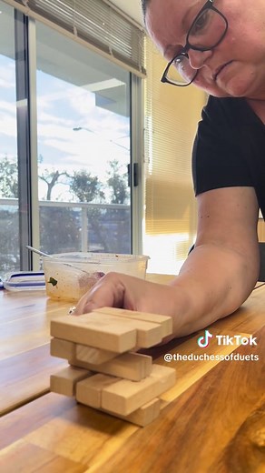 #jenga #iwon #winner #lunchbreak #fun #games #work #laughing #strategic #concentration #havefun #theduchessofduets