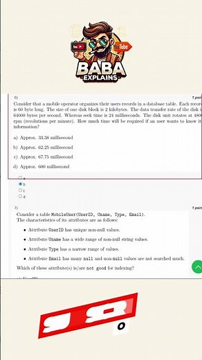 NPTEL Swayam's Database Management System | Week 5 Assignment 5 Answers | #2025 #nptel #nptelanswer