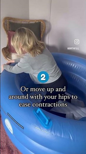 4 positions to optimise your birthing pool