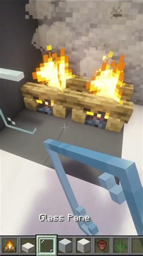 MODERN FIREPLACE MINECRAFT TUTORIAL