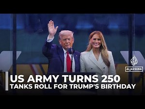 Trump holds military parade amid ‘No Kings’ protests across US