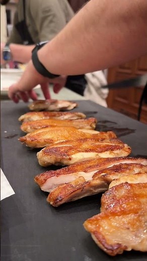 Poulet Rouge with Chicken Jus, Black Sesame, and Balsamic Vinegar #chicken #chickenrecipes #chef