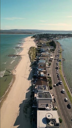 Golden Sands & Turquoise Waters – Sandbanks Beach Drone 4K