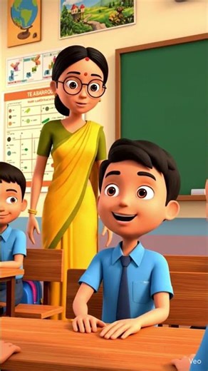 Gattu aur chinky ka drawing competition 👧👦#Moral stories.